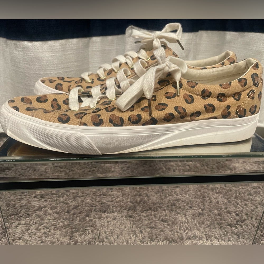 Keds Dream Foam Leopard Print Sneakers